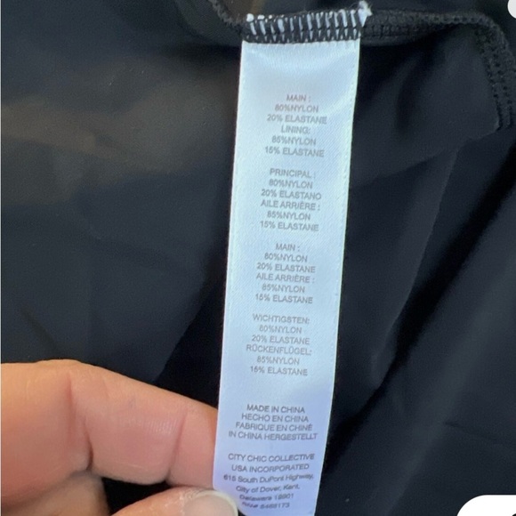 Avenue sz 20 Tankini Floral Black Swimtop - Picture 6 of 7